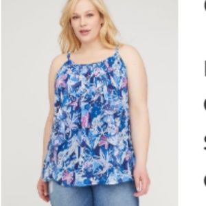 Lane Bryant Cascading Ruffle Tank 22/24
